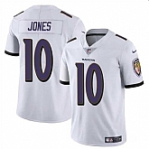 Men & Women & Youth Baltimore Ravens #10 Emory Jones White Vapor Limited Jersey,baseball caps,new era cap wholesale,wholesale hats